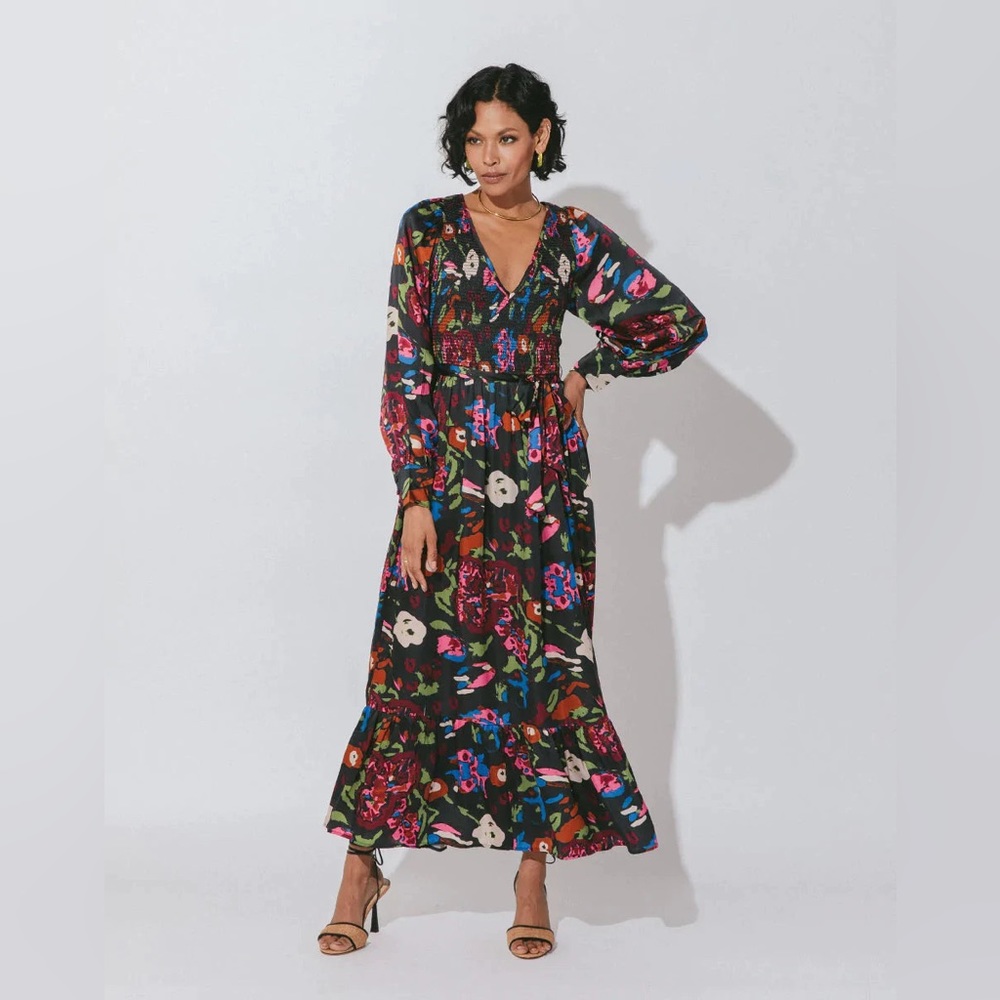 New With Tags- Cleobella Floral Midi Dress